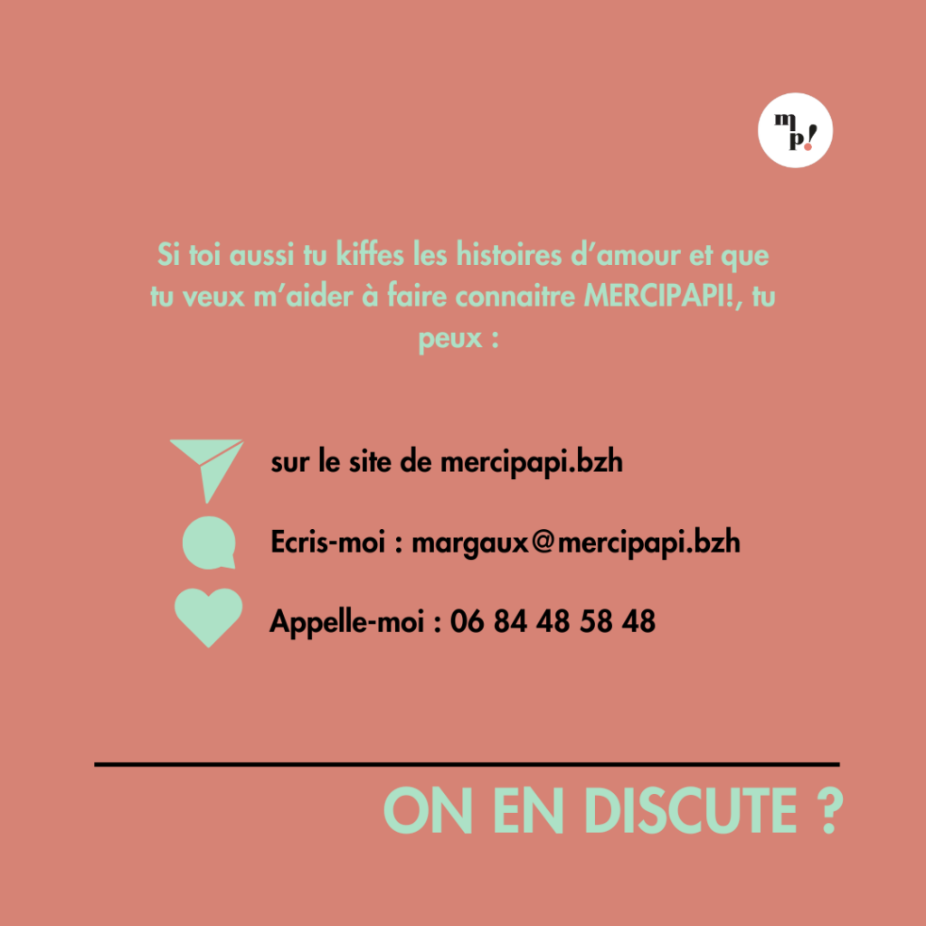 L'agenda du mois de février de MerciPapi! sur le thème de l'amour